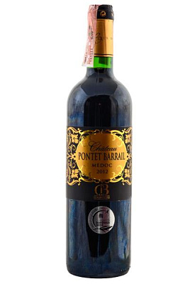 chateau pontet barrail medoc cru bourgeois красное 0.75 л