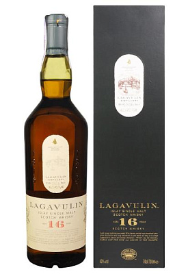 виски lagavulin 16 y.o. в коробке 0.7 л