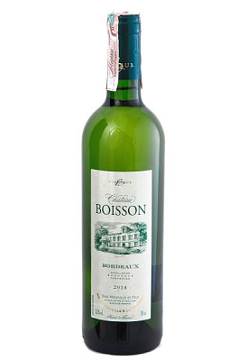 chateau boisson белое сухое 0.75 л