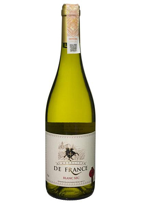 chevalier de france blanc sec белое сухое 0.75 л