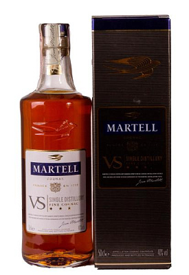 коньяк martell vs new 0.5 л