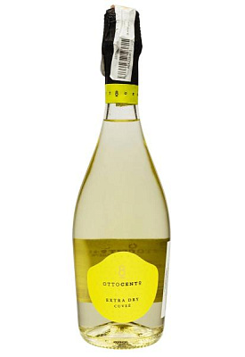 vino spumante extra dry cuvee 800 ottocento белое сухое 0.75 л