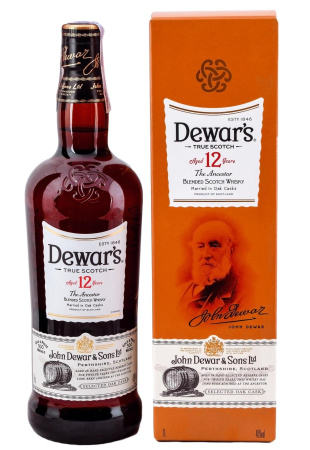 Виски Dewar's 12 y.o. Special Reserve в коробке 1 л