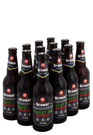 Упаковка Пиво Forest Ipa ( светлое н/ф 5,7% 0.35 л 12 шт ) 