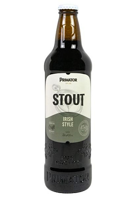 пиво primator stout 4,7% стекло 0.5 л