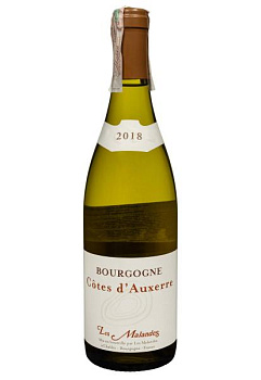 domaine des malandes bourgogne blanc cotes d`auxerre 2019 0.75 л
