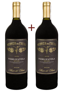 Набор вина Messer del Fauno Nero d'Avola Terre Siciliane Красное Сухое 0.75 (набор 2 х 0.75 л) набор вина messer del fauno nero d'avola terre siciliane красное сухое 0.75 (набор 2 х 0.75 л)