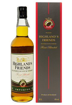 Виски Fauconnier Highland's Friends 0.7 л  виски fauconnier highland's friends 0.7 л