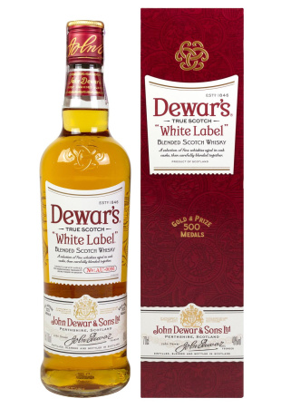 Виски Dewar's White Label в коробке 0.7 л фото Виски Dewar's White Label в коробке 0.7 л