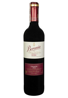 beronia crianza красное сухое 0.75 л