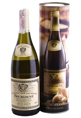 louis jadot bourgogne chardonnay в тубусе белое сухое 0.75 л