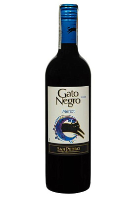 gato negro merlot красное сухое 0.75 л