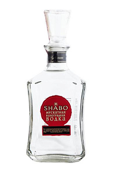 Водка SHABO Мускатная Виноградная 0.5 л водка shabo мускатная виноградная 0.5 л