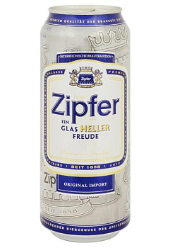 Пиво Zipfer світле фільтр. пастериз. з/б 0.5 л  пиво zipfer светлое фильтр. пастериз. ж/б 0.5 л