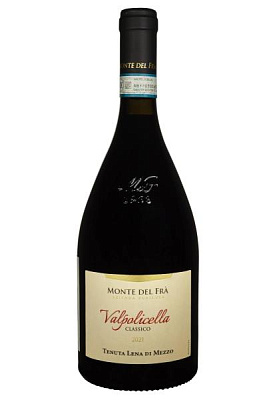 monte del fra valpolicella classico 2021 doc красное сухое 0.75 л