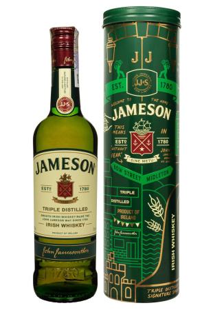Виски Jameson в тубусе 0.7 л