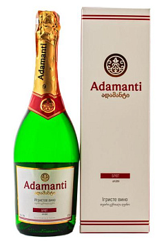 Adamanti в коробці Біле Брют 0.75 л adamanti в коробке белое брют 0.75 л