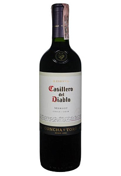 Casillero del Diablo Merlot Червоне Сухе 0.75 л casillero del diablo merlot красное сухое 0.75 л