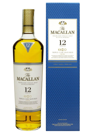 Виски Macallan Triple Cask 12 y.o. в коробке 0.7 л фото Виски Macallan Triple Cask 12 y.o. в коробке 0.7 л