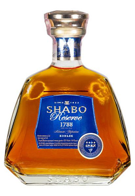 коньяк shabo 1788 reserve 0.5 л