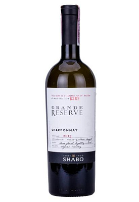 shabo шардоне grande reserve белое сухое 0.75 л