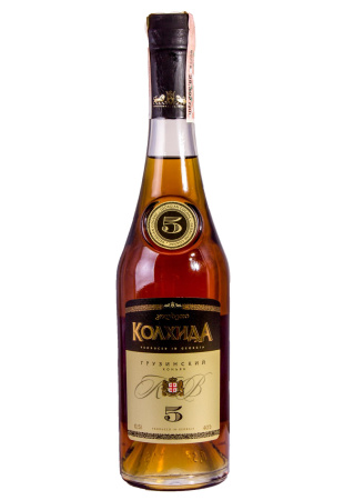 Коньяк Колхида 5 лет 0.5 л