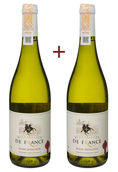 Набор вина Chevalier de France Blanc Moelleux Белое Полусладкое 0.75 (набор 2 х 0.75 л) набор вина chevalier de france blanc moelleux белое полусладкое 0.75 (набор 2 х 0.75 л)