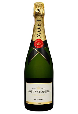 шампанское moet & chandon imperial brut белое 0.75 л