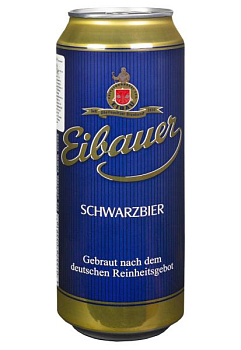 Пиво Eibauer Schwarzbier 4,5% темное ж/б 0.5 л пиво eibauer schwarzbier 4,5% темное ж/б 0.5 л
