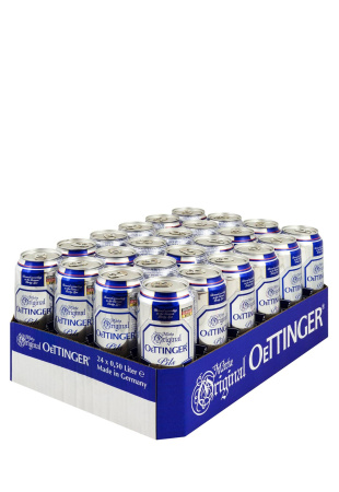 Упаковка Пиво Oettinger Pils ( 4,7% светлое ж/б 0.5 л 24 шт ) 