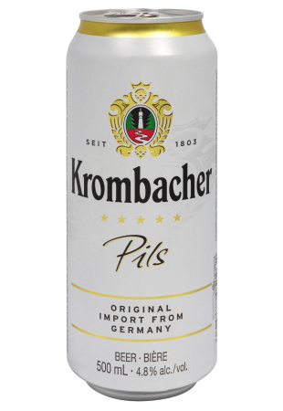 Пиво Krombacher 4,8% ж/б 0.5 л