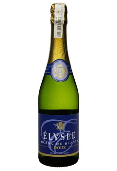 Elysee Blanc De Blancs Doux Белое Сладкое 0.75 л elysee blanc de blancs doux белое сладкое 0.75 л