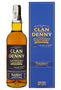 Виски Clan Denny Islay Single Malt в коробке 0.7 л  виски clan denny islay single malt в коробке 0.7 л