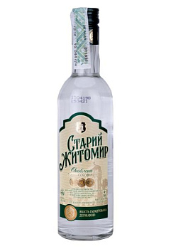 Горілка Старий Житомир Оновлена 0.375 л водка старый житомир обновленная 0.375 л