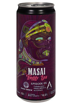 Пиво Mikki Brew Masai 6% светлое н/ф ж/б 0.33 л пиво mikki brew masai 6% светлое н/ф ж/б 0.33 л