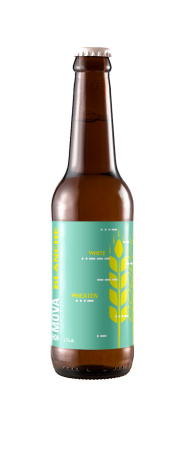 Пиво MOVA Blanche светлое 4,7% 0.33 л 