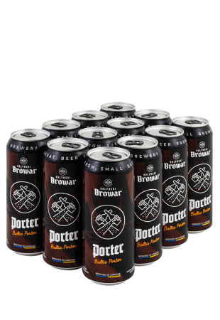 Упаковка Пиво Porter ( темное н/ф 5,8% ж/б 0.5 л 12 шт ) 