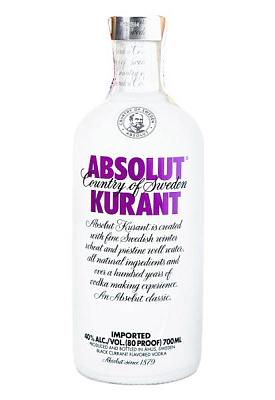 водка absolut kurant 0.7 л