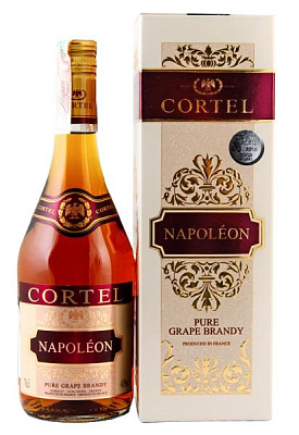 бренди cortel napoleon в коробке 0.7 л