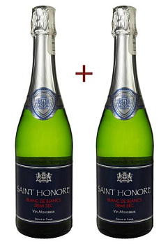 Набор вина Saint Honore Demi Sec Белое Полусухое 0.75 л (набор 2 х 0.75 л) набор вина saint honore demi sec белое полусухое 0.75 л (набор 2 х 0.75 л)
