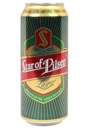 Пиво Star of Pilsen 4,7% ж/б 0.5 л