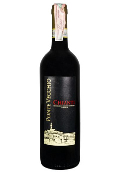 Ponte Vecchio Chianti DOCG Червоне Сухе 0.75 л ponte vecchio chianti docg красное сухое 0.75 л