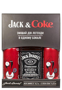 Виски Jack Daniels с Coca-Cola ж/б 0.7 л виски jack daniels с coca-cola ж/б 0.7 л