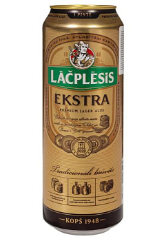 Пиво Lacplesis Ekstra 5,4% ж/б 0.568 л  пиво lacplesis ekstra 5,4% ж/б 0.568 л