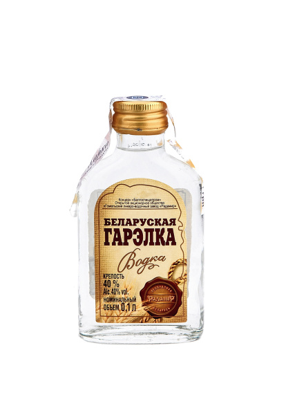 Водка Беларуская Гарэлка 0.1 л фото Водка Беларуская Гарэлка 0.1 л