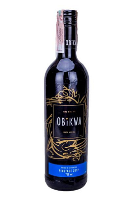 obikwa pinotage красное сухое 0.75 л