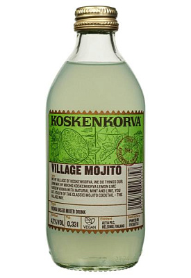 напиток koskenkorva village mojito cocktail 0.33 л