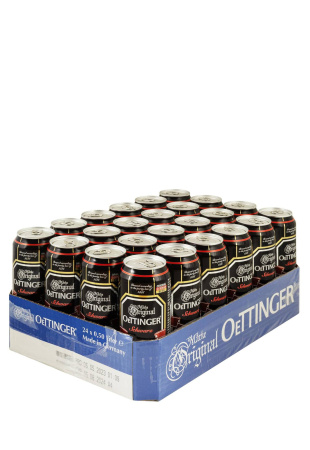 Упаковка Пиво Oettinger Schwarz ( темное ж/б 0.5 л 24 шт ) 