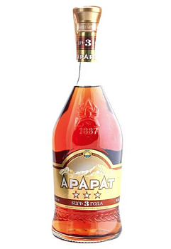 Коньяк АрАрАт 3 роки 0.7 л коньяк арарат 3 года 0.7 л