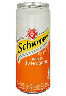 напиток schweppes mandarin ж/б 0.33 л.